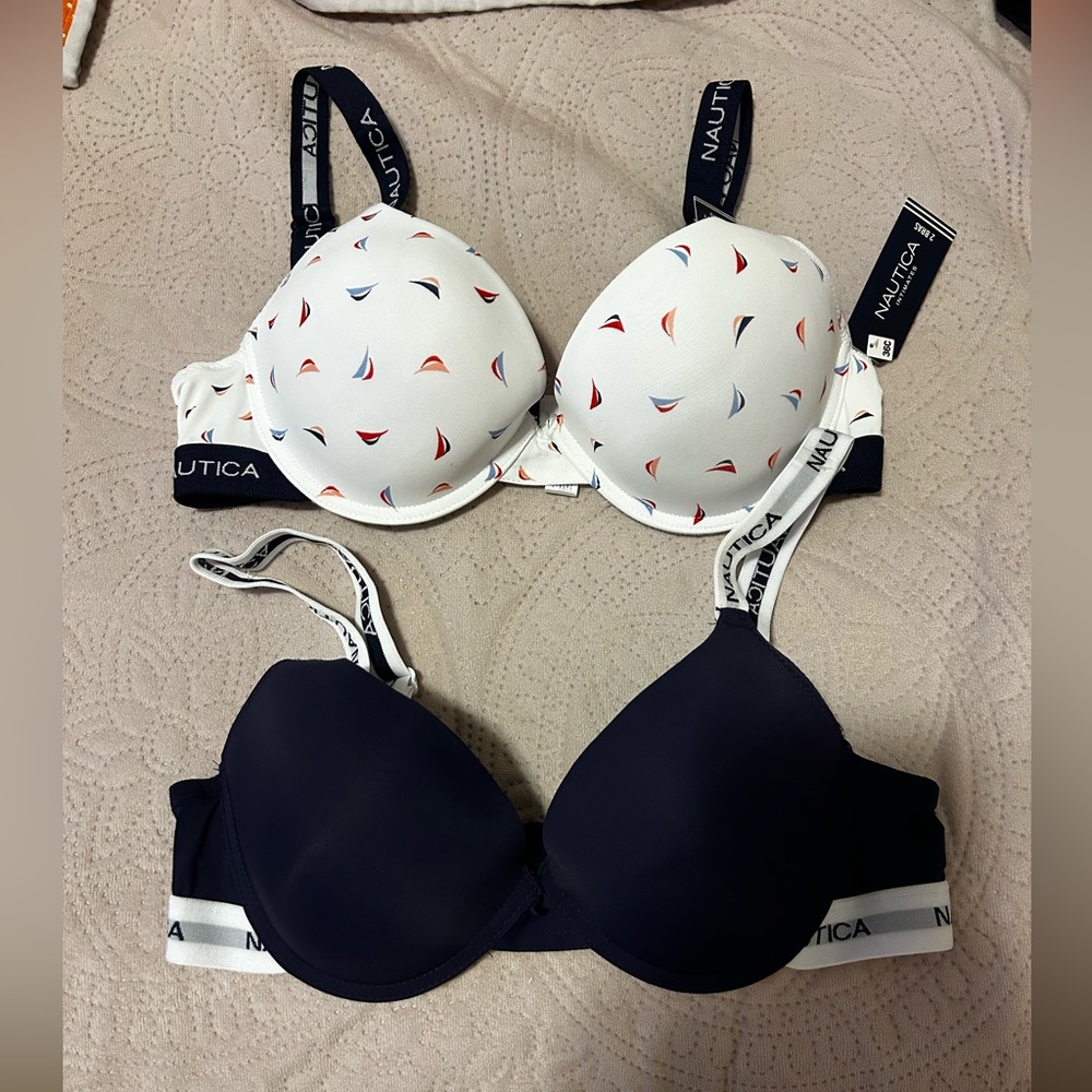 nautica 2 pack bras
